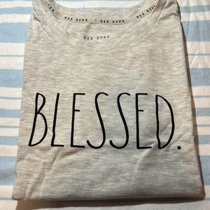 NWT “BLESSED” short sleeve T-shirt, Rae Dunn, size small